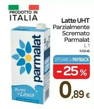 Carrefour Express Latte uht parzialmente scremato offerta