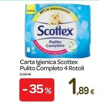 Carrefour Express Carta igienica pulito completo offerta