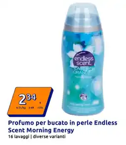 Action Profumo per bucato in perle Endless Scent Morning Energy offerta