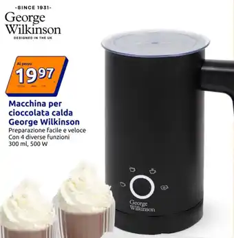 Action Macchina per cioccolata calda George Wilkinson offerta