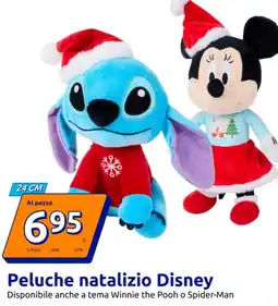 Action Peluche natalizio Disney offerta