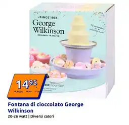 Action Fontana di cioccolato George Wilkinson offerta