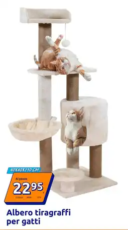 Action Albero tiragraffi per gatti offerta