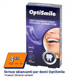 Action Strisce sbiancanti per denti OptiSmile offerta