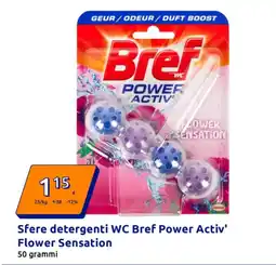 Action Sfere detergenti WC Bref Power Activ' Flower Sensation offerta
