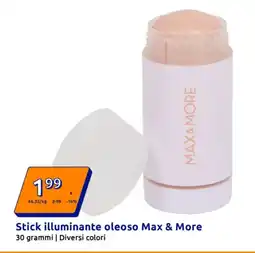 Action Stick illuminante oleoso Max & More offerta