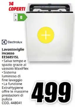 MediaWorld Electrolux Lavastoviglie incasso EES68515L offerta