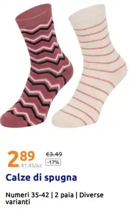 Action Calze di spugna offerta