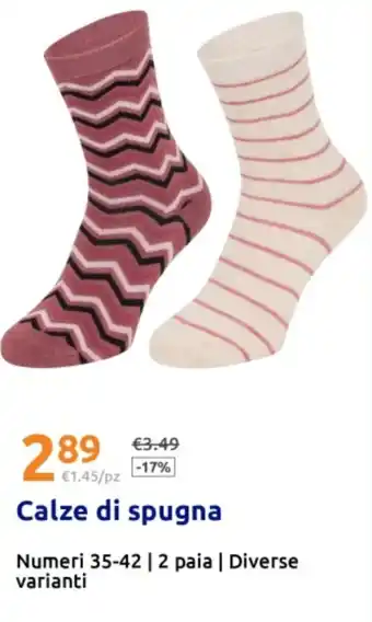 Action Calze di spugna offerta