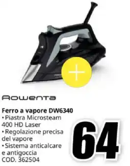 MediaWorld Rowenta Ferro a vapore DW6340 offerta