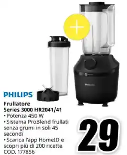 MediaWorld PHILIPS Frullatore Series 3000 HR2041/41 offerta