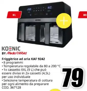 KOENIC Friggitrice ad aria KAF 9242