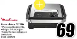 MediaWorld Moulinex Bistecchiera G1272D offerta