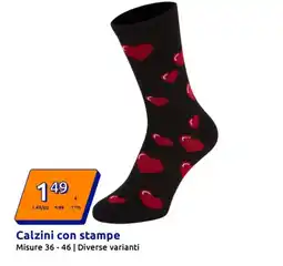 Action Calzini con stampe offerta