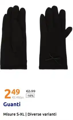 Action Guanti offerta