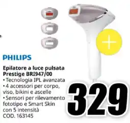 MediaWorld PHILIPS Epilatore a luce pulsata Prestige BRI947/00 offerta