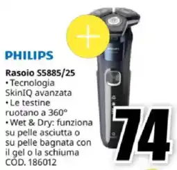 MediaWorld PHILIPS Rasoio $5885/25 offerta