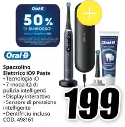 MediaWorld Oral-B Spazzolino Elettrico i09 Paste offerta