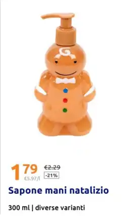 Action Sapone mani natalizio offerta