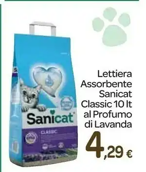 Carrefour Express Vitakraft lettiera assorbente sanicat classic 10 l offerta