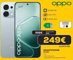 Euronics oppo SMARTPHONE A6 PRO offerta