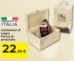 Carrefour Confezione di Legno Fiocco di prosciutto offerta