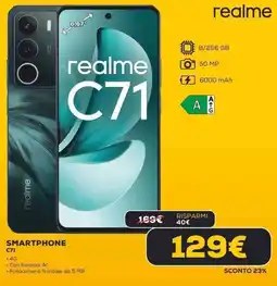 Euronics realme SMARTPHONE C71 offerta
