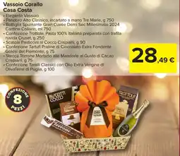 Carrefour Vassoio Corallo Casa Costa offerta