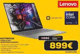Euronics Lenovo NOTEBOOK YOGA SLIM 7 14IMH9 83CV00ARIX offerta