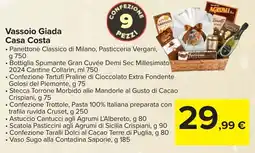 Carrefour Vassoio Giada Casa Costa offerta
