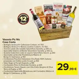 Carrefour Vassoio Pic Nic Casa Costa offerta