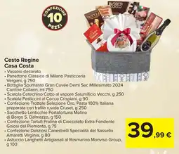 Carrefour Cesto Regine Casa Costa offerta