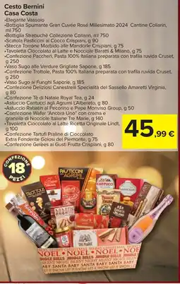 Carrefour Cesto Bernini Casa Costa offerta