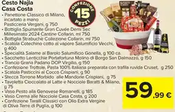 Carrefour Cesto Najla Casa Costa offerta