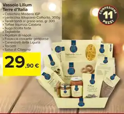 Carrefour Vassoio Lilium Terre d'Italia offerta