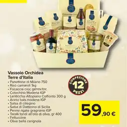 Carrefour Vassoio Orchidea Terre d'Italia offerta