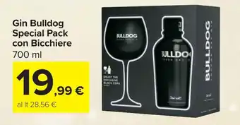 Gin Bulldog Special Pack con Bicchiere