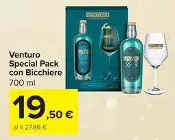 Carrefour Venturo Special Pack con Bicchiere offerta