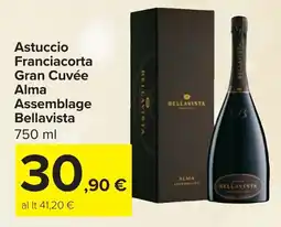 Carrefour Astuccio Franciacorta Gran Cuvée Alma Assemblage Bellavista offerta