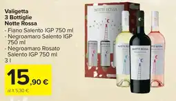 Carrefour Valigetta 3 Bottiglie Notte Rossa offerta