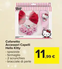 Carrefour Cofanetto Accessori Capelli Hello Kitty offerta