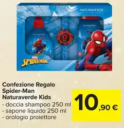 Carrefour Confezione Regalo Spider-Man Naturaverde Kids offerta