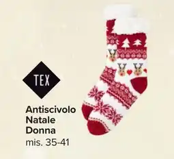 Carrefour Antiscivolo Natale Donna offerta