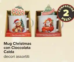 Carrefour Mug Christmas con Cioccolata Calda offerta