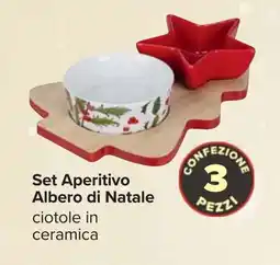 Carrefour Set Aperitivo Albero di Natale offerta