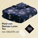 Carrefour Plaid con Stampa Lurex Tex offerta