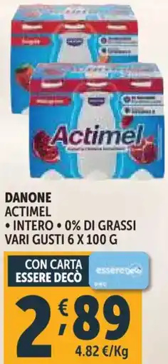 Deco Supermercati Danone actimel offerta