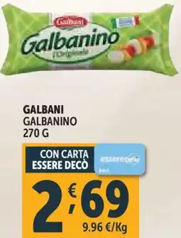 Deco Supermercati Galbani galbanino offerta