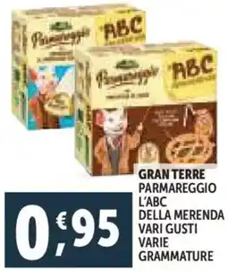 Deco Supermercati Gran terre parmareggio l'abc della merenda offerta