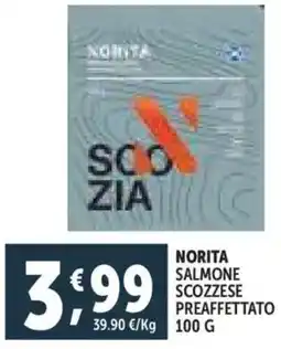 Deco Supermercati Norita salmone scozzese preaffettato offerta